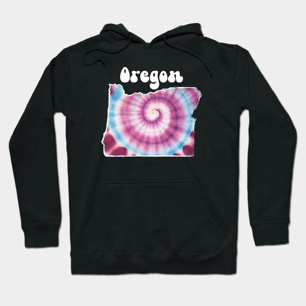 Oregon Tie Dye Hoodie by SunburstGeo